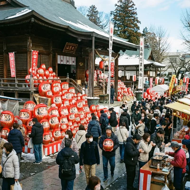 高崎だるま市