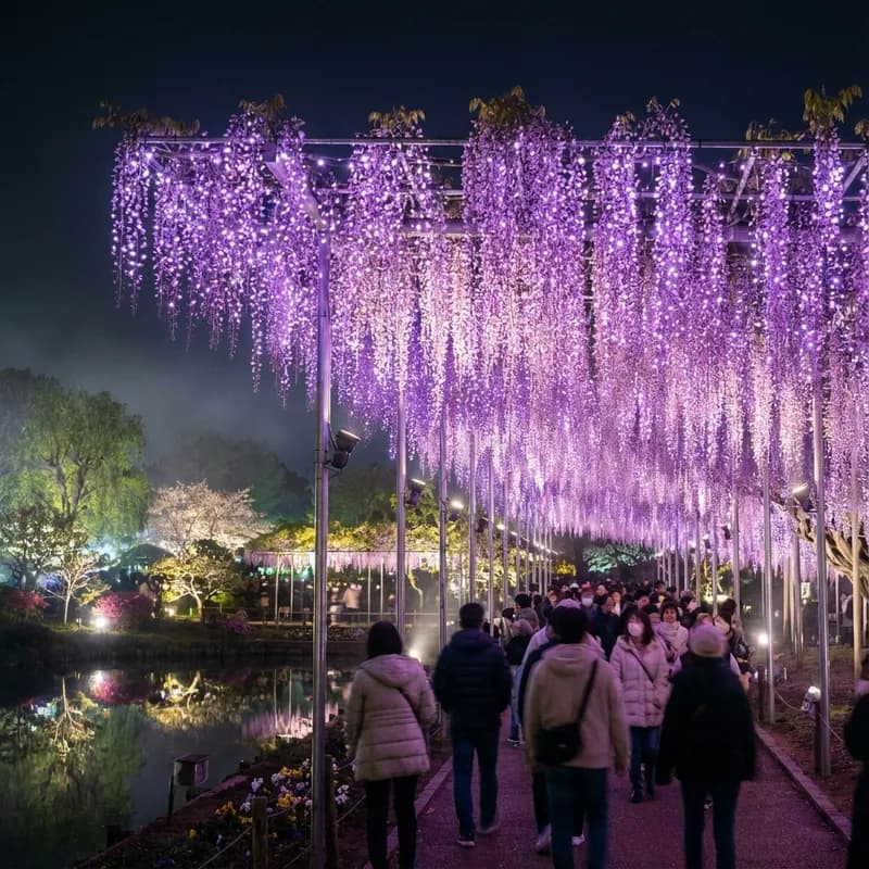 あしかがフラワーパーク(光の花の庭)